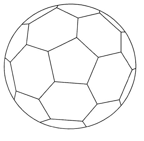Printable Soccer Ball Template