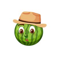 Watermelon Kiss Emoji