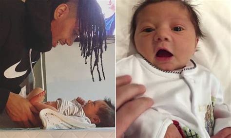 Man United star Chris Smalling celebrates birth of baby boy Leo Asher ...