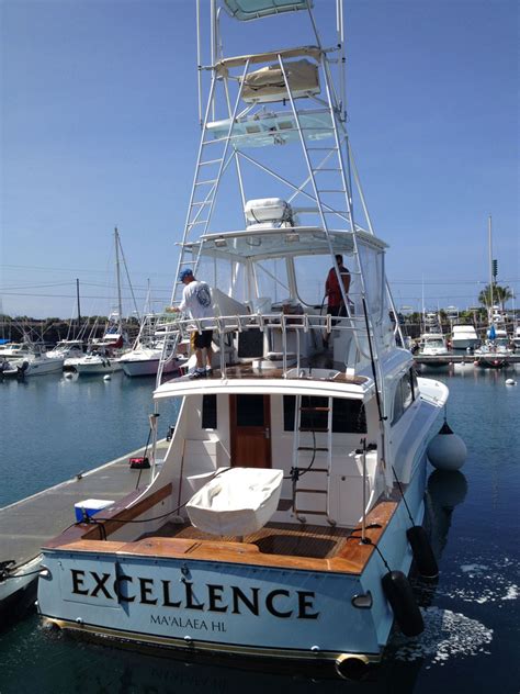 Excellence: Maui luxury sport fishing yacht | Maui fishing charters