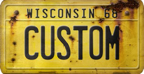 Wisconsin License Plate Custom – Spicher and Company