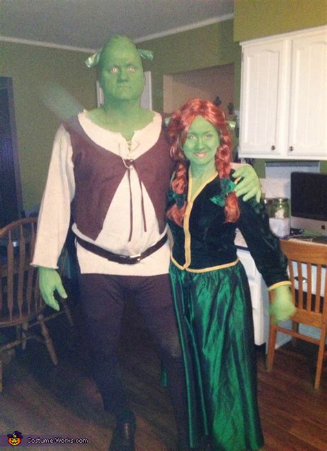 Shrek & Fiona Couple Costume