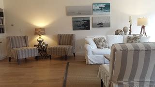 Sitting room, chairs, sofa, lamps, photos, Seal Point Cove… | Flickr