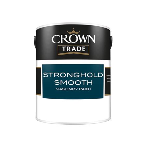 Crown Trade Stronghold Smooth Masonry Paint | Masonry