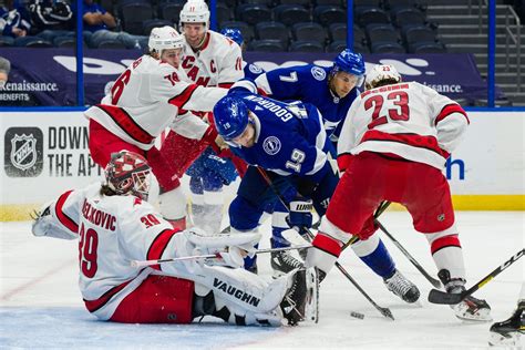 Ross Colton's First NHL Goal Helps Propel Tampa Bay Over Carolina