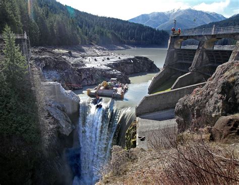 New viewing area gives look at Elwha River after dam removal | The ...