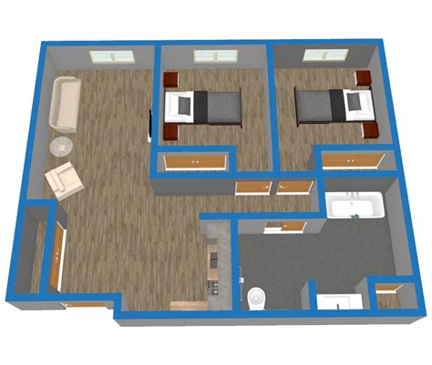 Assisted Living Floor Plans - Hampton Manor of Wentzville