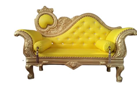 Modern FRP Yellow Two Seater Sofa, Living Room, Size: 16 X 18 Inch at ...