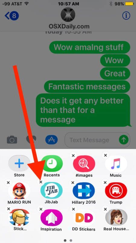 How to Delete Messages Apps & Stickers on iPhone & iPad