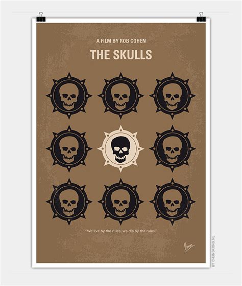 No662 My The Skulls minimal movie poster | CHUNGKONG