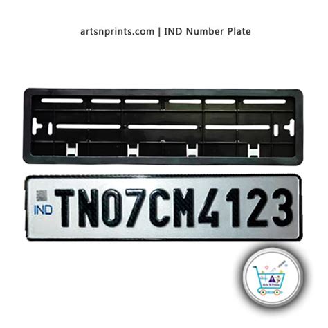 Car number plate frames in kolkata – artsnprints.com | HSRP Font IND Number Plates for Car & Bikes