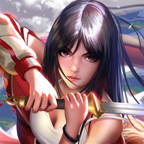 2048x2048 Mulan Anime Girl 5k Ipad Air ,HD 4k Wallpapers,Images ...