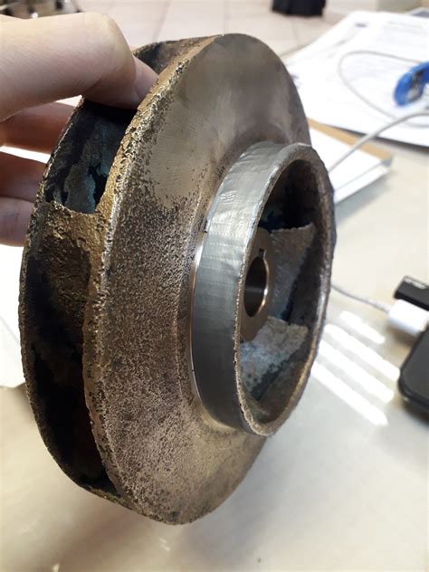 Repair Of Cavitation Damage on Impeller