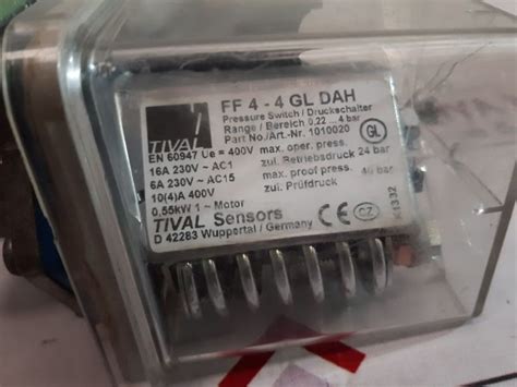 TIVAL SENSORS FF 4-4 GL DAH PRESSURE SWITCH - Aeliya Marine