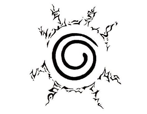 Naruto 9 tails seal mark | Naruto tattoo, Anime tattoos, Naruto symbols