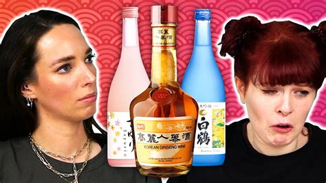 Irish People Try Asian Alcohol - YouTube