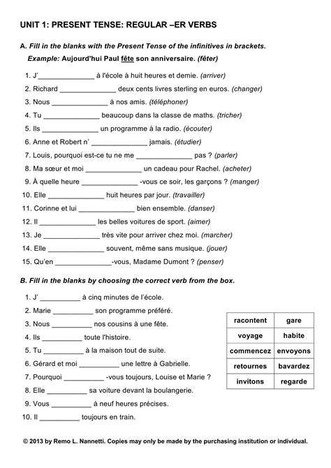 French Grammar Practice Exercises | French worksheets, French practice ...