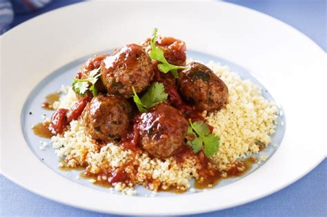 Moroccan Meatballs With Couscous Recipe - Taste.com.au