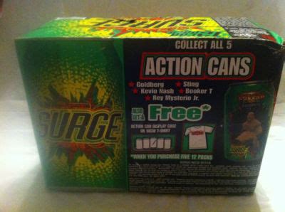 SURGE Soda 12 pack Cardboard Carton EMPTY WCW Nitro Coca Cola RARE ...