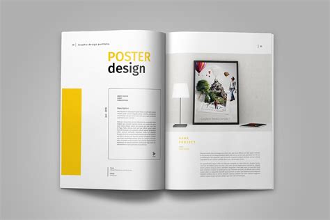 Graphic Design Portfolio Template (82404) | Brochures | Design Bundles