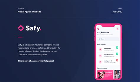 Safy Insurance - Mobile App and Website on Behance