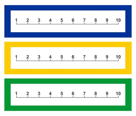 Printable Number Line 1-10 | Printable number line, Printable numbers ...