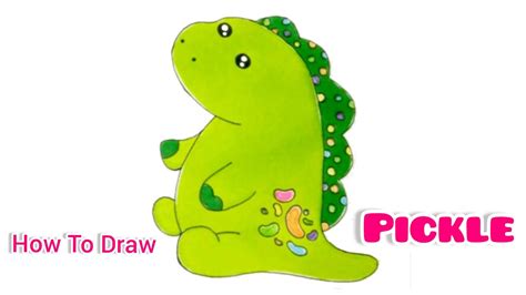 How To Draw Dinosaur / Pickle | Moriah Elizabeth Squishy | cartooning ...