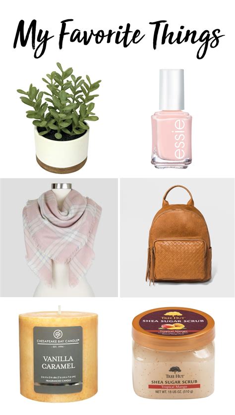 the top ten favorite things in this post are candles, jars, and purses