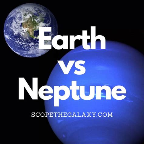 Earth vs Neptune (How Are They Different?) | Scope The Galaxy