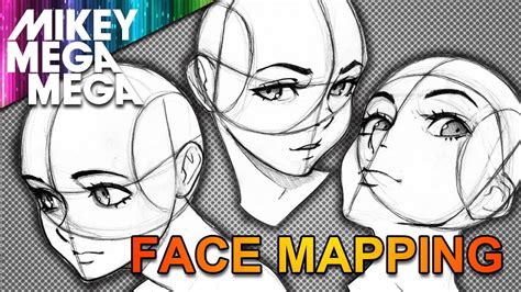 MAPPING THE FACE FOR ANIME & MANGA - YouTube