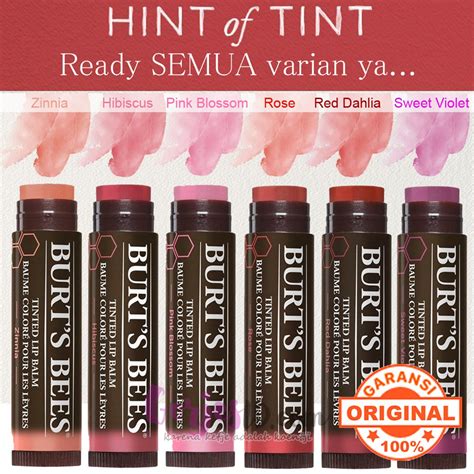 Burt's Bees Tinted Lip Balm | Shopee Indonesia