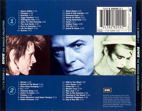 David Bowie Singles Collection : David Bowie : Free Download, Borrow, and Streaming : Internet ...