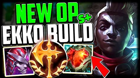 EKKO WITH NEW TANK ITEMS IS LEGIT TOO STRONG😈 (MOST DAMAGE DEALT👍) Ekko ...