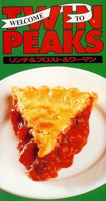 Welcome to Twin Peaks Cherry Pie. | Foodie, Food, Twin peaks