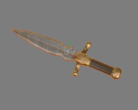 Dagger - 3d model with PBR textures - FullSpectrum 3D