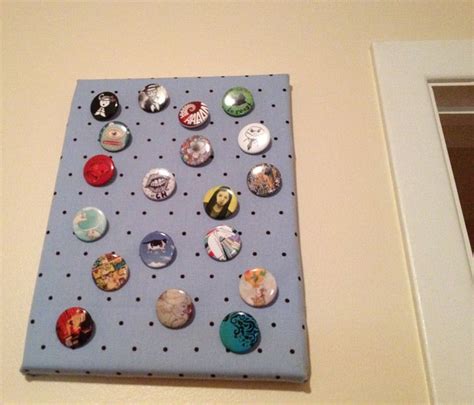 Make this cool display board for your pin buttons! | Pinback buttons ...