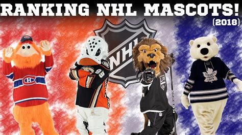 All Nhl Teams Mascots Cartoons