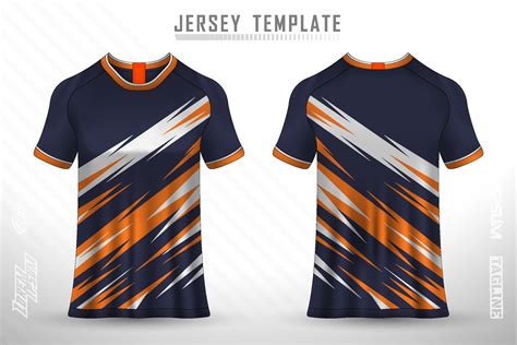 Sports jersey and t-shirt template sports jersey design vector mockup. 3127632 Vector Art at ...