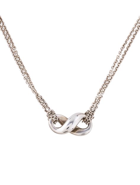 Tiffany & Co. Infinity Pendant Necklace - Silver, Sterling Silver Pendant Necklace, Necklaces ...