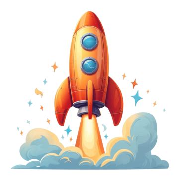 Cartoon Rocket Launch, Rocket, Launch, Start PNG Transparent Image and Clipart for Free Download