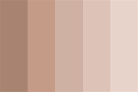 -Shades of Brown- Color Palette