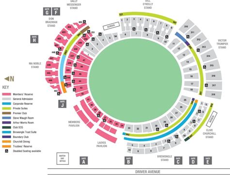 Sydney Cricket Ground Seating Chart Map and Ticket Booking Process