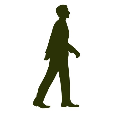 Businessman walking silhouette 11 - Transparent PNG & SVG vector file