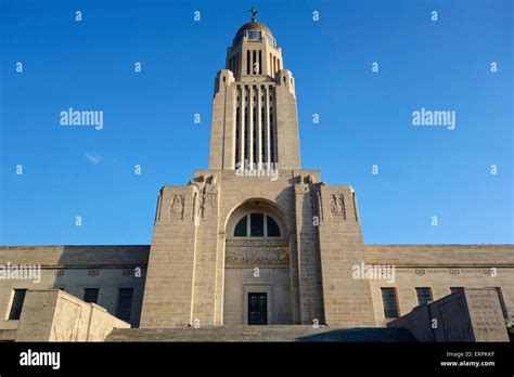 Nebraska State Capitol Building, Lincoln, Nebraska Stock Photo - Alamy