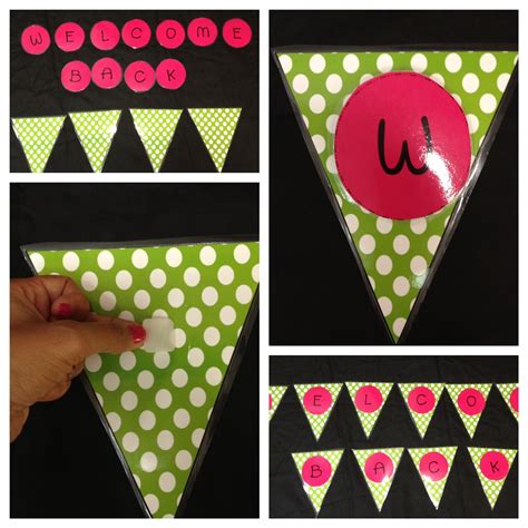 Pennant Flag Banner: DIY - Apples and ABC's