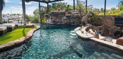 A Lazy River Runs Through It Custom Pool on Pine Island