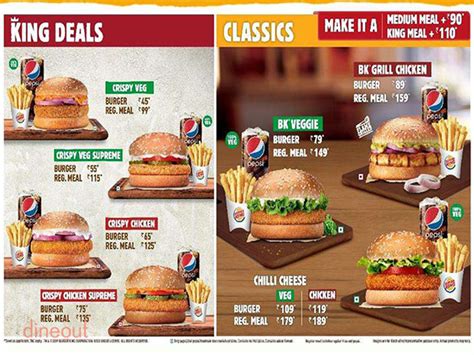 Burger King Pune Camp Menu Card - Burger Poster