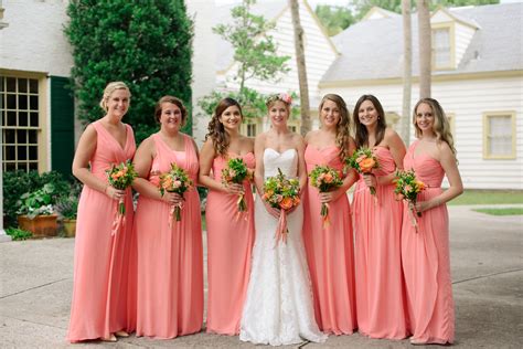 Best Day Ever. | Sunshine State of Style | Coral bridesmaid dresses, Bridesmaid, Salmon ...