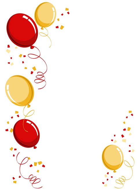 Balloon Border - ClipArt Best