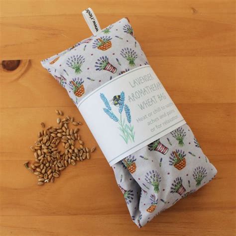 Lavender Aromatherapy Heat Microwaveable Wheat Bag - Rie Designed